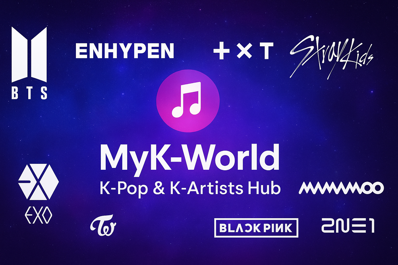My K-World brand connecting global K-Pop fans.